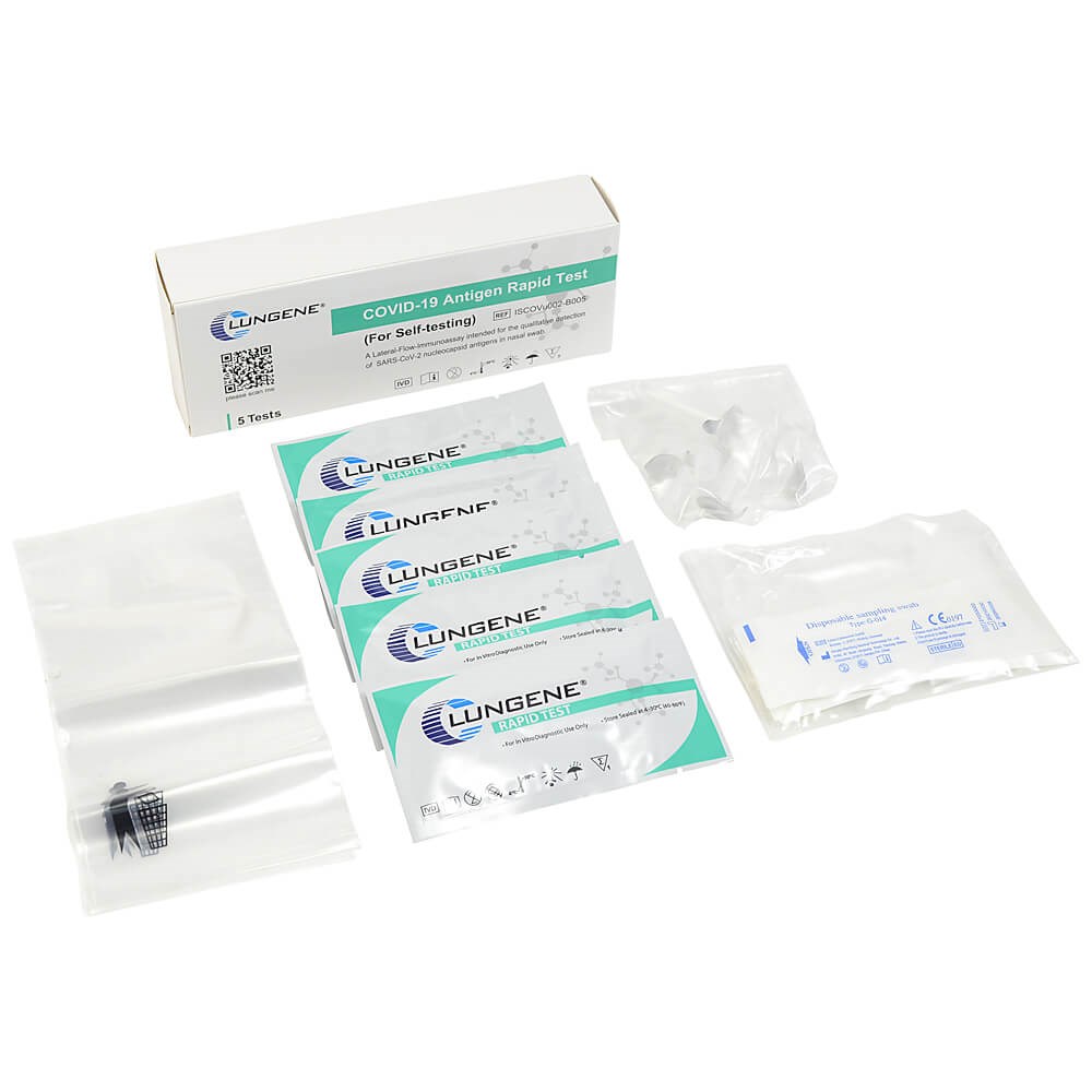 Clungene Rapid Antigen Self Tests Alpha First Aid