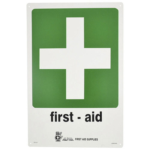 First Aid Alpha Sign