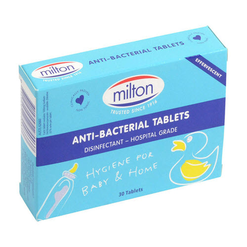 Milton Antibacterial Tabs (30) - Sanitises Utensils
