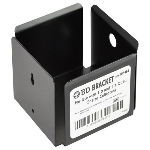 Sharps Bracket Metal Tray 