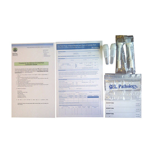 Non-Negative Saliva Drug Screen Transport Kits 