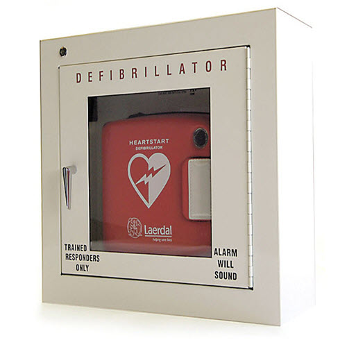 HeartStart Alarmed Basic Wall Cabinet - for HS1 & FRx