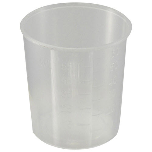 Medicine Measure Cup 5 - 60ml Disposable