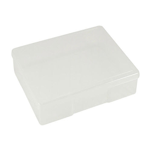 Clear Flat Container Empty 