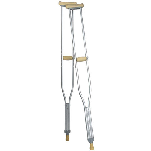 Crutch - Adult Tall Aluminium Underarm 5'10