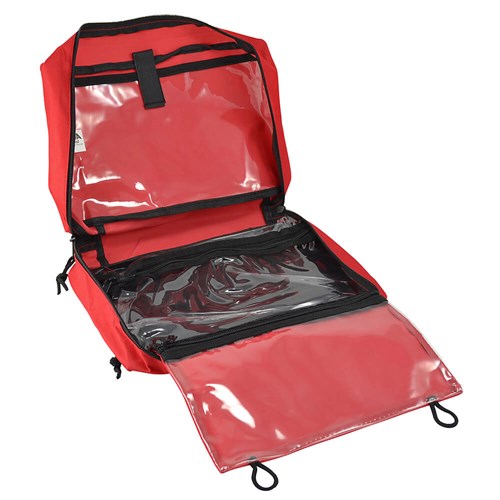 Red Soft Pack with Handles Empty