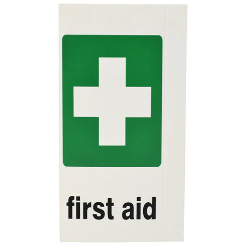 Sign - First Aid Double Sided Wall Mount 