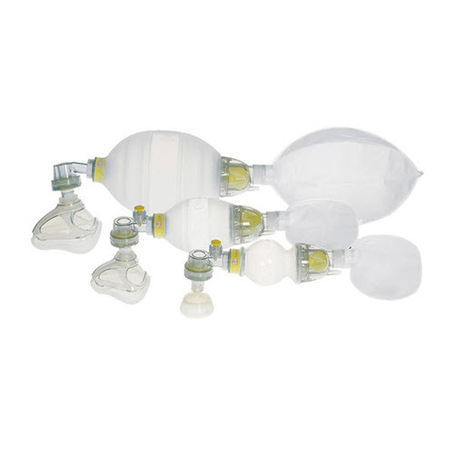 Laerdal Silicone Resuscitator Adult [Standard With 4-5 mask in carton]