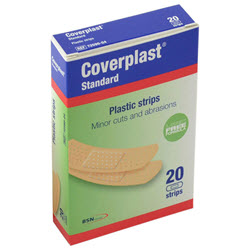 Coverplast Latex Free Plastic Strips (20) 