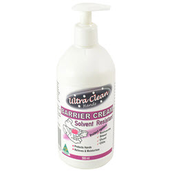 Ultra Clean Hands Solvent Resistant Barrier Cream - 500ml Pump