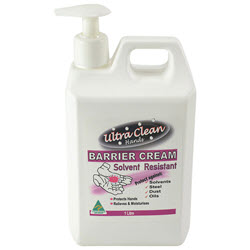 Ultra Clean Hands Solvent Resistant Barrier Cream - 1L Pump