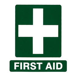 Sticker - Vinyl First Aid (Sm)
