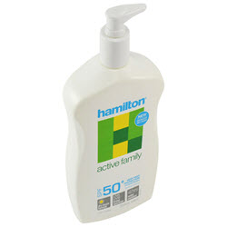 Hamilton Active Family Lotion 50+ 500ml Pump