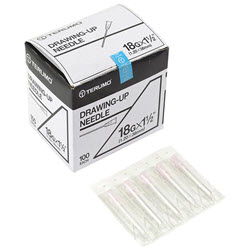Needle 18g x 1.5" (38mm) (100) Blunt Drawing Needle