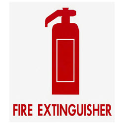 Sticker - Vinyl Fire Extinguisher