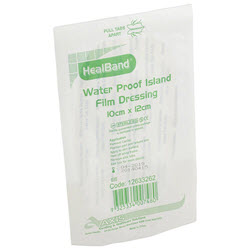 Healband Waterproof Island Dressing 10 x 12cm (Single)