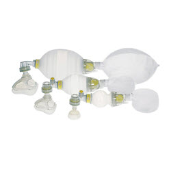 Laerdal Silicone Resuscitator Adult [Standard With 4-5 mask in carton]