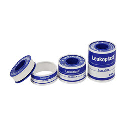 Leukoplast Waterproof Tape Blue Snap Spool - [2.5cm x 5m]