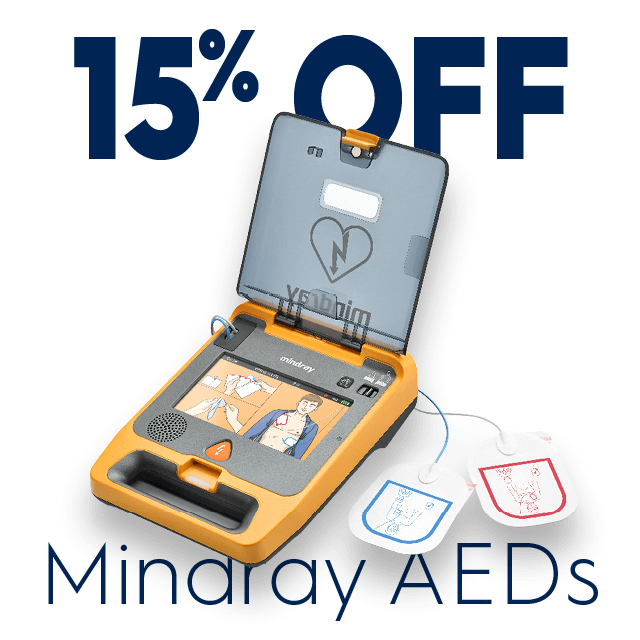 15% OFF Mindray AEDs